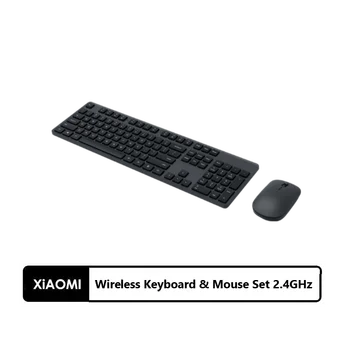 Оригинальный набор беспроводной клавиатуры и мыши Xiaomi 2,4 ГГц, портативная мультимедийная клавиатура Mi Mouse, комбинированный ноутбук для офиса и дома