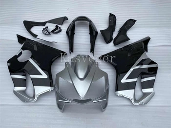 Новый Черно-Серебристый Комплект литых под давлением обтекателей Подходит для мотоциклов Honda CBR600 CBR600F F4i 2004 2005 2006 2007