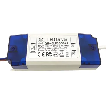Светодиодный Источник питания 20-36 Вт DC60-120V 350Am адаптер AC90-277V к светодиодному драйверу 60-120 В для светодиодного светильника