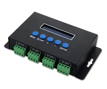 2811/2801/6803 5440 пикселей гибкая Поддержка различных светодиодных управляющих микросхем Ethernet-SPI/DMX pixel light controller для большого проекта