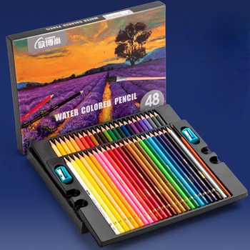 48/72 Профессиональный масляный карандаш цветные карандаши с сумкой для хранения цветные карандаши детский набор акварельных рисунков
