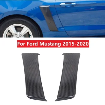 2ШТ Заднее боковое крыло автомобиля, дверные щитки, накладка на накладку для Ford Mustang 2015-2020 Декоративные полоски, Автостайлинг