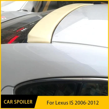 Для Lexus IS Заднее стекло Крыша автомобиля Спойлер Крыло Высококачественный спортивный ABS Черный Карбоновый Тюнинг Аксессуары Для укладки 2006-2012