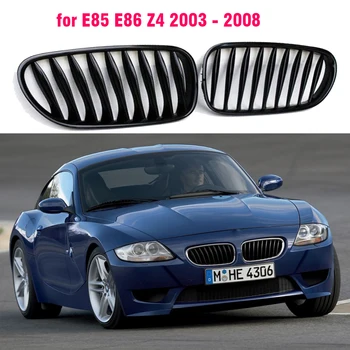 Передняя Центральная Решетка Решетки Черный для BMW E85 E86 Z4 coupe 3.0SI 2002 2003 2004 2005 2006 2007 2008 Автомобильный стайлинг