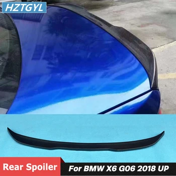 Материал из углеродного волокна в стиле Pr, Заднее крыло багажника, задний спойлер для BMW X6 G06 Tuning 2018 Up