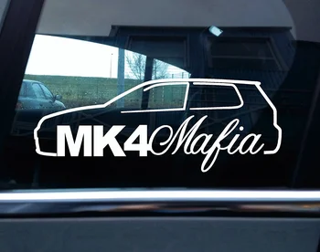 Для Mk4 Виниловая наклейка Mafia - на основе vw golf mk4 R32, стайлинг автомобиля GTI