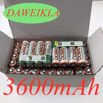 4-20 PCS 100% neue Wiederaufladbare AA 3600 AA Ni-Mh 1,2 V 3600mAh Ni-Mh 2A Akku batterien für Kamera