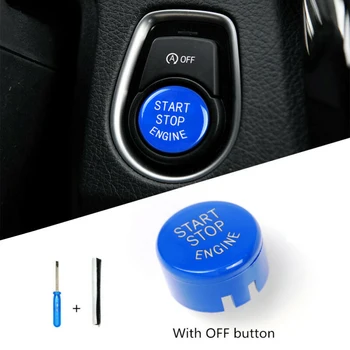 Накладка переключателя кнопки запуска и остановки двигателя автомобиля из АБС-пластика для BMW F20 F22 F30 F10 Крышка кнопки запуска