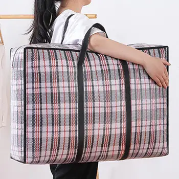 Портативная сумка для хранения водонепроницаемого одеяла сверхбольшой емкости, многофункциональная тканая сумка, утолщенные сумки для упаковки багажа 2022 г.