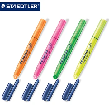 1 шт. STAEDTLER Solid Highlighter 264 Цветной Желейный маркерный карандаш, Студенческая метка, Вращающийся Маркер для губной помады, инструмент для письма