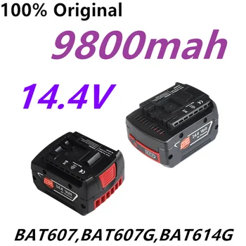 14,4 В 9800 мАч Перезаряжаемый литий-ионный аккумулятор для аккумуляторной электрической дрели-шуруповерта BOSCH BAT607, BAT607G, BAT614G