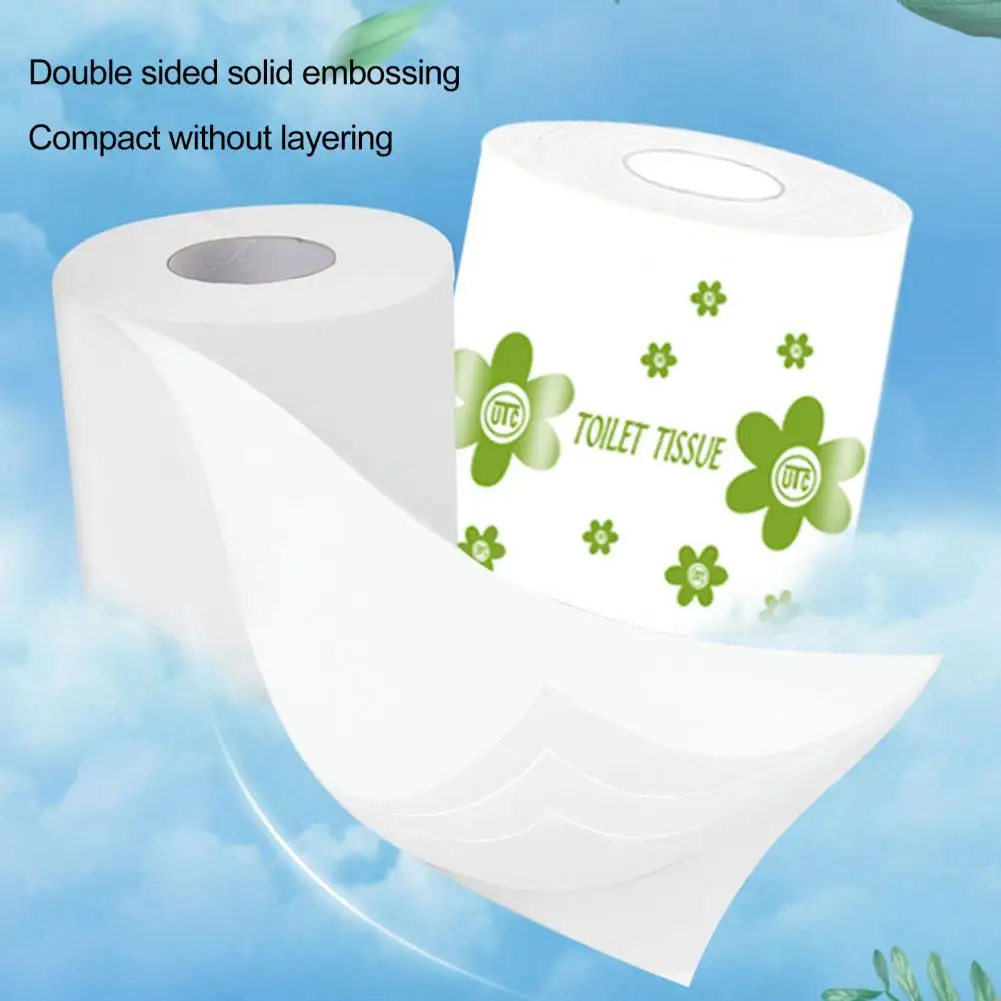 1 упаковка отличной рулонной бумаги, легкое двустороннее трехмерное тиснение, 10 рулонов рулонной бумаги для ванной комнаты, многоцелевой