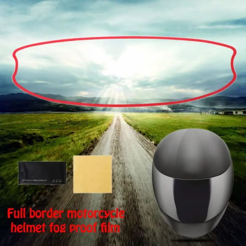 Универсальная пленка для объектива противотуманного шлема для мотоцикла, защитный козырек, устойчивые к запотеванию аксессуары для мотогонок