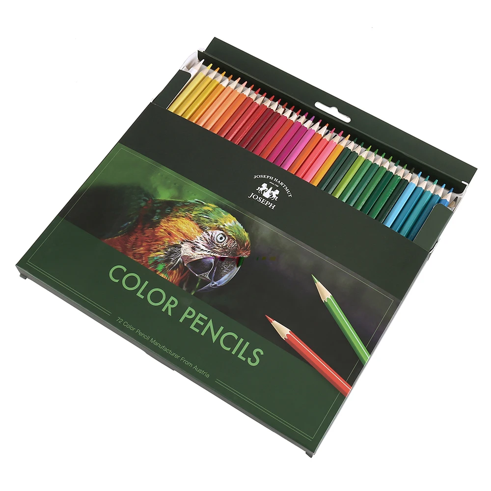 Профессиональный набор карандашей для рисования 72 цветов, безопасный набор карандашей для рисования, Портативный набор цветных карандашей для студентов, путешествующих по искусству, для