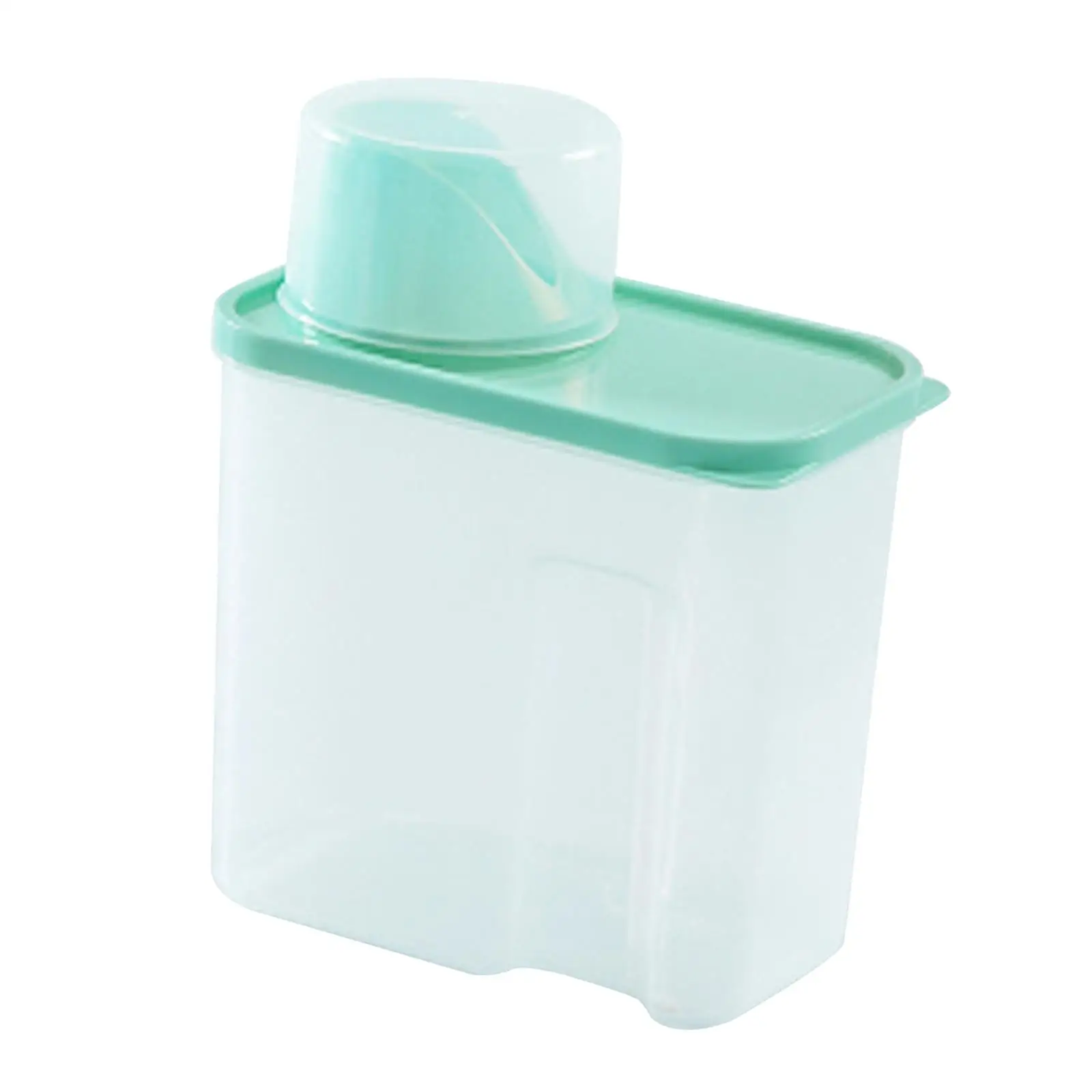 Ящик для хранения стирального порошка Прозрачный ящик для хранения стирального порошка для прачечной