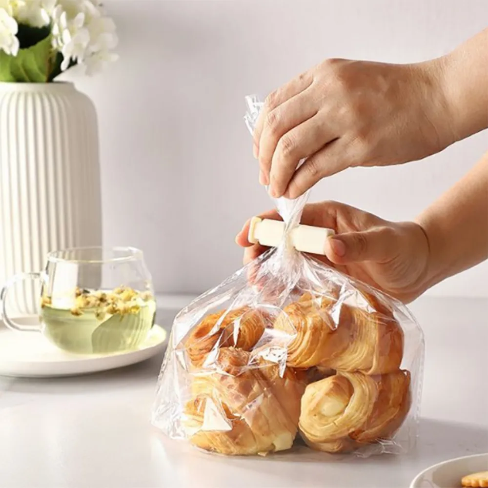 1 шт. Универсальный пластиковый уплотнитель для пакетов с хлебом, едой, пружинный уплотнительный зажим, прочный влагостойкий и сохраняющий свежесть уплотнительный зажим