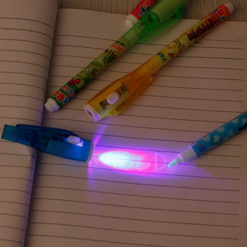 Невидимый маркер с УФ-подсветкой для детей 8-12 лет, наполнители для чулок для мальчиков и девочек, 4 комплекта