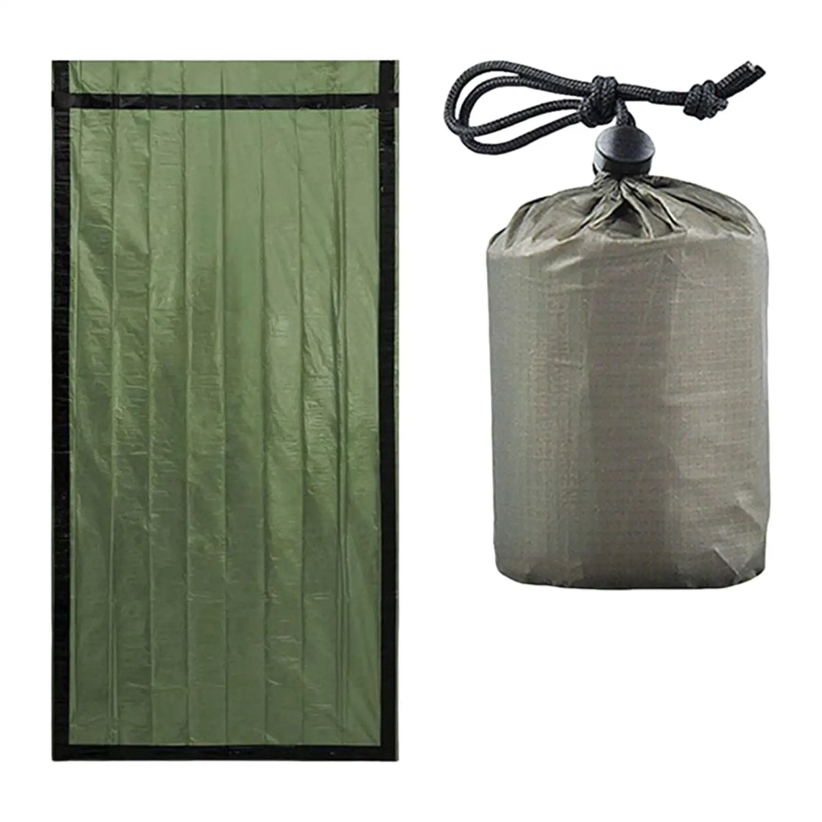 Тепловое одеяло, Ветрозащитный мешок для выживания, Аварийный Спальный мешок для пикника на открытом воздухе