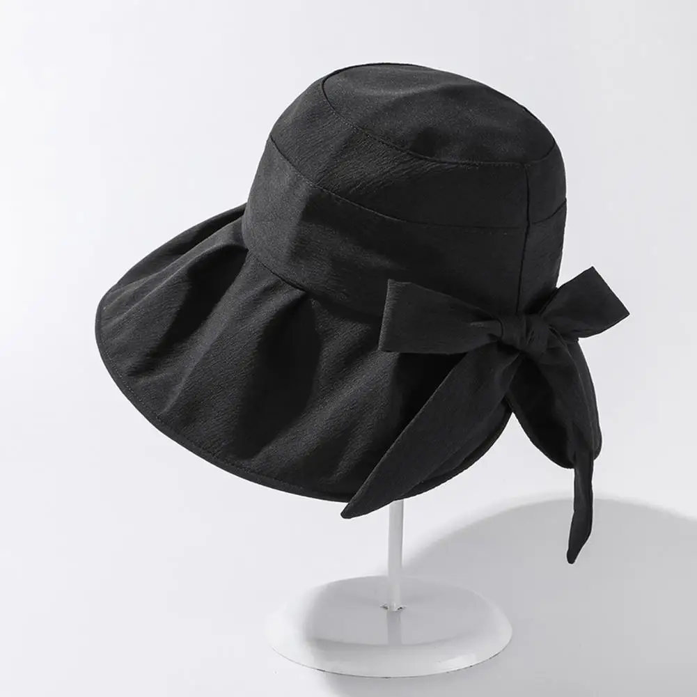 Стильная солнцезащитная шляпа с круглым куполом, мягкая шляпа для бассейна, летняя повседневная шляпа-козырек для путешествий