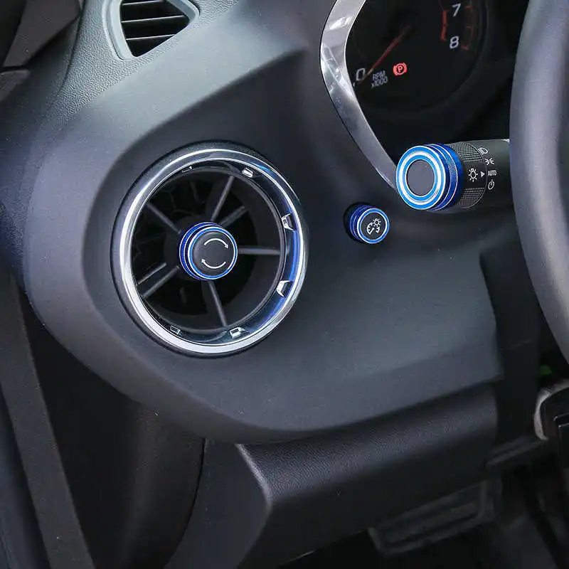 Ручка приборной панели автомобиля MOPAI Кнопка регулировки вентиляционного отверстия Декоративная крышка для Chevrolet Camaro 2017 года выпуска Автомобильные аксессуары для укладки