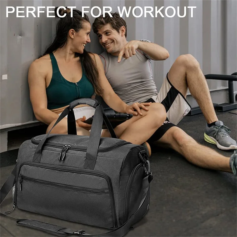 Спортивная сумка MIRACOL для мужчин и женщин, небольшая спортивная сумка для занятий фитнесом с карманом для мокрой одежды и отделением для обуви, водонепроницаемая