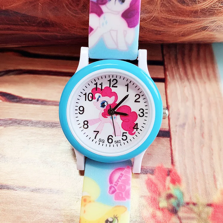 2022 Новый дизайн Единорога, Мультяшные Модные часы с Пони, Детские Желеобразные Часы для мальчиков и девочек, Студенческие кварцевые часы Relogio Kol Saati Clock