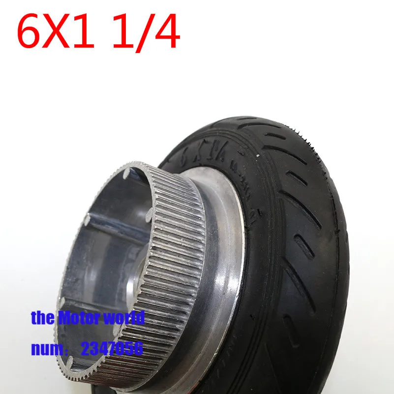 150 мм, 6x1 1/4, колесо для скутера, алюминиевая ступица, Внутренняя трубка, колесо для электрического скутера, 6-дюймовая пневматическая шина, Электрический скутер