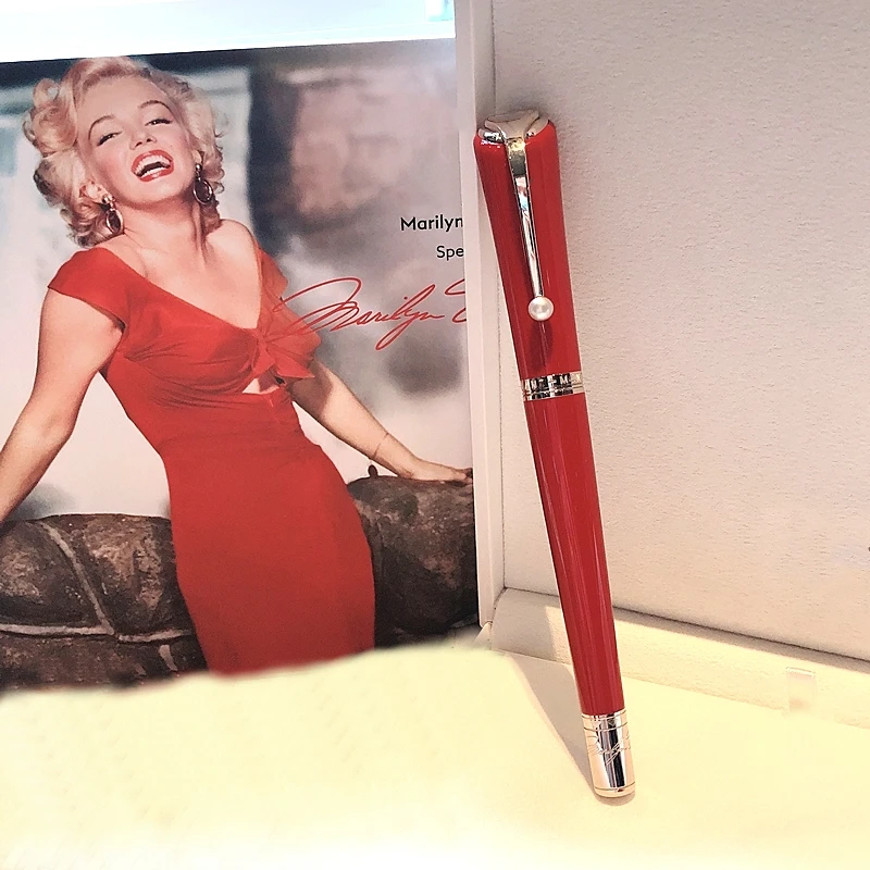 MB Lady's Gifts Специальное издание Monroe Signature Ручка-роллер Marilyn Роскошные шариковые ручки с перламутровым колпачком для плавного письма