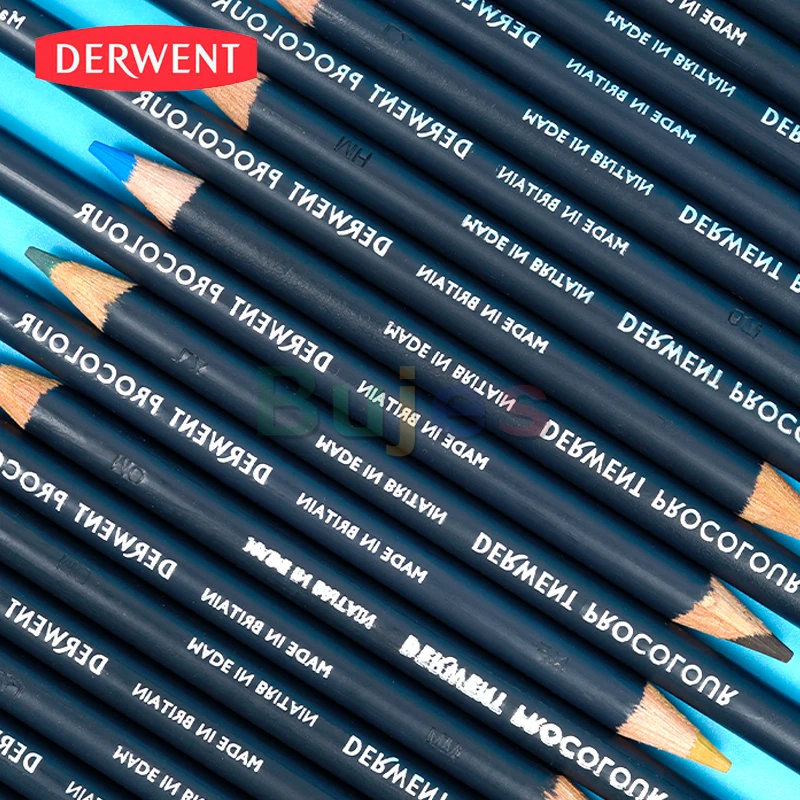 Оригинальный британский Derwent Procolour 12/24/36/72 цветной Профессиональный масляный карандаш для рисования карандашным костюмом насыщенных цветов художественные принадлежности