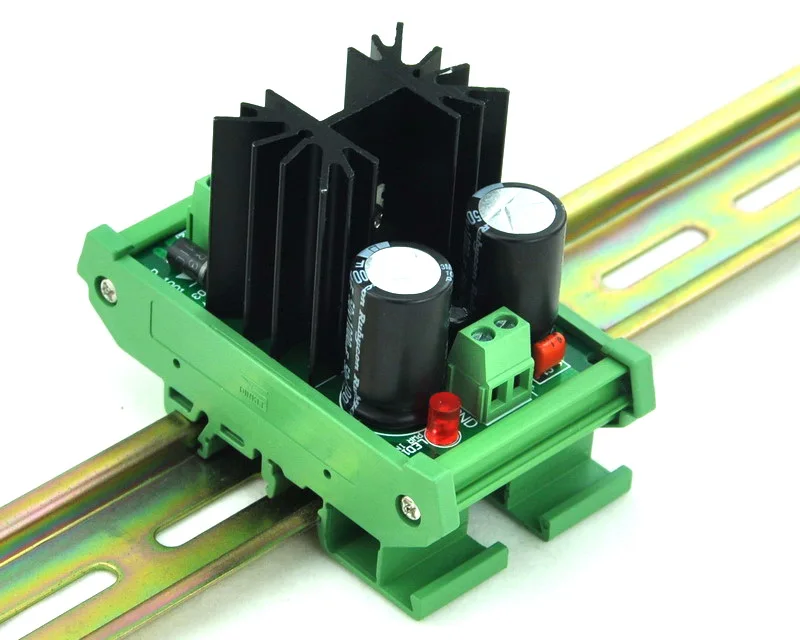 Модуль регулятора регулируемого напряжения на DIN-рейке CZH с отрицательным напряжением 1,25 ~ 37 В постоянного тока.