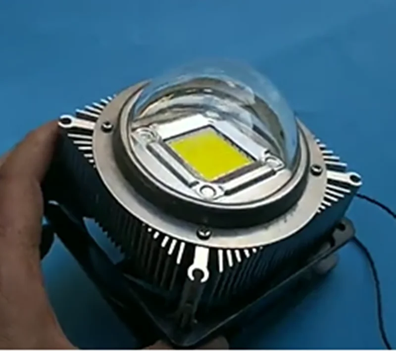 Квадратный светодиодный радиатор радиатора 97x20 мм Алюминиевый радиатор радиатора мощностью 50 Вт для охлаждения светодиодного чипа мощностью 50 Вт